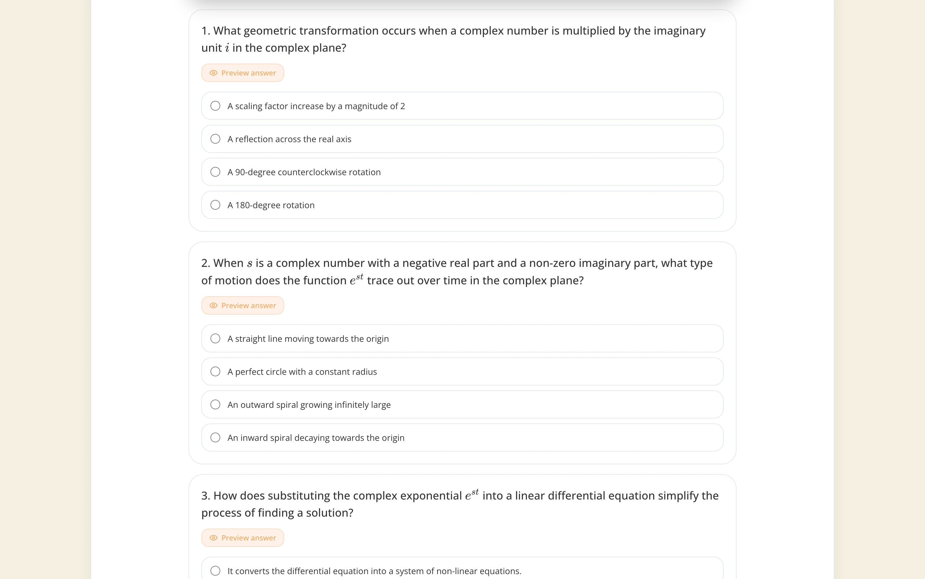 Quiz + submissions